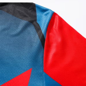 Camiseta de Motocross Personalizada con Estampado Digital, Transpirable, de Secado Rápido, 100% Poliéster, Manga Larga, para Hombre, Ropa Deportiva de Carreras - Product Image 4