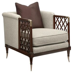 Fauteuil en teck de luxe – Chaise longue moderne en bois massif pour salon, hôtel, villa - Product Image 2