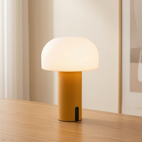 Lampe de table décorative de style nordique, lumière ambiante LED USB, lampe de chevet pour la lecture au lit