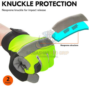 Gants de mécanicien de qualité supérieure avec une construction durable pour les tâches professionnelles d'atelier et de maintenance - Product Image 5