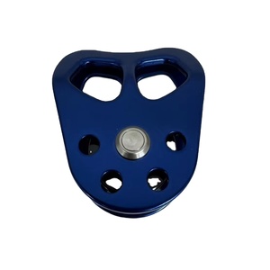 Poulie simple en aluminium avec plaque latérale mobile ouverte pour l'accès par corde en escalade, le sauvetage et l'équipement d'arboriculture - Product Image 1