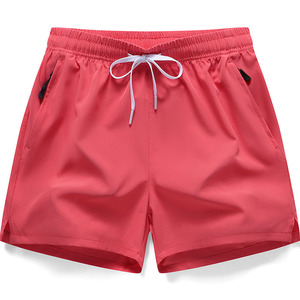 Shorts décontractés pour hommes en gros, taille élastique avec poches latérales zippées, shorts de sport et de course pour hommes - Product Image 2