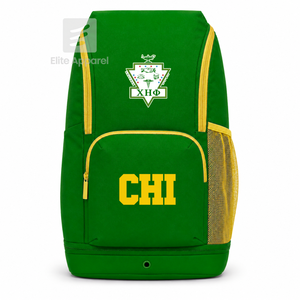 Custom Chi Eta Phi Sorority <b>Backpack</b> Zipper Casual Sports <b>School</b> Bag Style <b>Large</b> Capacity for Girls with polyester lining - Product Image 1