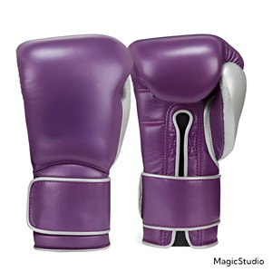 Guantes de boxeo de cuero con logotipo personalizado de diferentes tamaños para entrenamiento al aire libre-Fabricante privado - Product Image 1