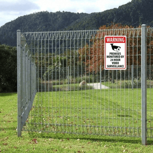 CIFbuy 4 Pack Metal <b>Security</b> Camera Warning Stickers Indoor Outdoor Surveillance <b>Signs</b> TikTok for Temu Pick Service - Product Image 1