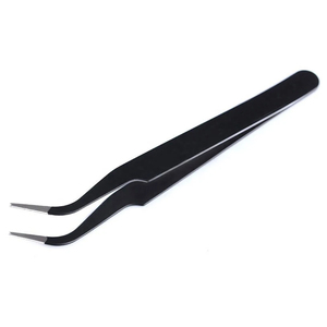 Pince à épiler chirurgicale professionnelle en acier inoxydable à pointe fine, longueur 10 mm, durable, antistatique, haute performance - Product Image 3