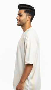 <b>Mens</b> Regular Fit Sublimation Polyester/Cotton Casual T-Shirt Trendy Streetwear Fashion Quick Dry Breathable - Product Image 3