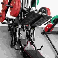 Máquina de Gimnasio de Alta Calidad para Ejercicios de Piernas y Abdominales, Super Leg Press 45 con Sistema de Doble Placa de Pesas