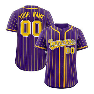 Maillots de baseball personnalisés de qualité supérieure en sublimation, uniformes de baseball respirants en gros - Product Image 4