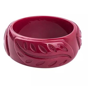 Stylish Carved Epoxy Resin Bangle Stack With Premium Quality for Women Daily Wear Party Festive Luxury Fashion Jewelry <b>Bracelet</b> - Product Image 1