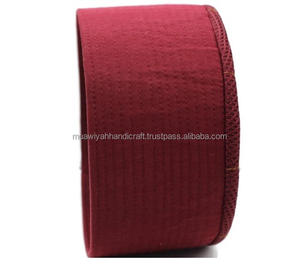 Chapeau musulman de bonne qualité pour homme chapeau islamique pour la prière mode coton et polyester tissu hommes chapeau musulman - Product Image 4