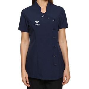 ชุดยูนิฟอร์มสครับสำหรับร้านเสริมสวยผู้หญิง ดีไซน์ล่าสุดปี 2026 แบบสั่งทำพิเศษ เสื้อและกางเกง ผลิตจากวัสดุสแปนเด็กซ์/โพลีเอสเตอร์ - Product Image 2