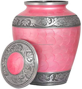 Vente chaude de haute qualité belle conception en laiton adulte urnes funéraires pour cendres urnes faites à la main urnes funéraires - Product Image 6