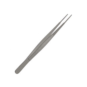 Pinzas Quirúrgicas Gerald Rectas con Mordazas Dentadas de 18 cm, de Acero Inoxidable, para Extracción de Tejidos - Product Image 1