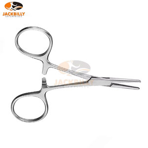 คีมหนีบหลอดเลือดตรง ขนาด 10.0 ซม. ทำจากเหล็ก สำหรับการผ่าตัดทั่วไป ใช้หนีบหลอดเลือดผิวหนัง หยุดเลือด ได้รับมาตรฐาน CE MOL - Product Image 2