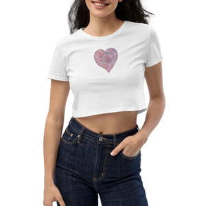 Wholesale Top Trendy Lightweight Best Service Breathable Slim Fit Crew Neck Reasonable Price Custom Logo Printed Women Crop Top - Product Image 6