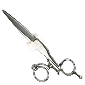 Ciseaux de coiffure en acier inoxydable avec poignée pivotante et lame affûtée - Product Image 6
