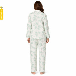 ชุดนอนผู้หญิง RTP Bajama ผ้าโพลีเอสเตอร์เนื้อซาตินเงา พิมพ์ลายแบบ Sublimation Transfer ขายส่ง ชุดนอนผู้หญิง Samavia - Product Image 2