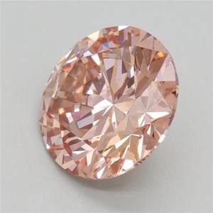 Diamante sintético rosa de corte redondo, cultivado en laboratorio, certificado por IGI, para anillo de compromiso personalizado, de 1 a 5 quilates, claridad VVS2. - Product Image 3