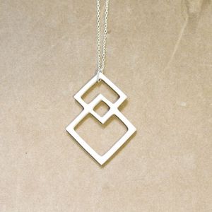 High Quality Fast Delivery Stainless Steel Nice Cut Out Custom Pendant Badge Neck Chain Necklace Car Decoration - Product Image 1