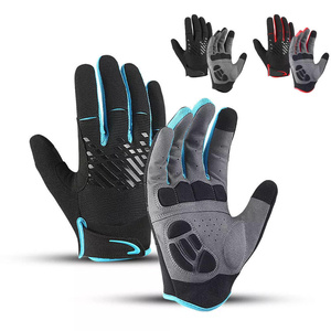 Motorcycle Racing Full Finger Touch Screen Anti-slip Gloves for Outdoor Sports High Performance Mountain Bike Racing Gloves - Product Image 1