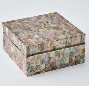 Boîte à bijoux en bois avec incrustation de nacre et d'os, cadeau de Noël, écologique, GIFTY CRAFT GC-691, multi-capacités - Product Image 2