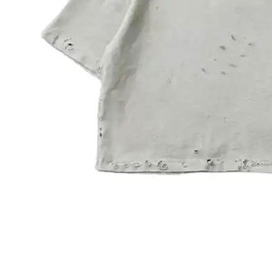 T-shirt oversize gris anthracite pour homme, manches courtes, col rond, en jersey de coton lavé, style décontracté et urbain, best-seller - Product Image 2