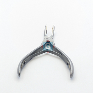 Alicates para alambres ligeros, alicates de ortodoncia de acero inoxidable, instrumento quirúrgico dental, agarre moleteado plateado, ergonómico, manual, Clase II CE - Product Image 1
