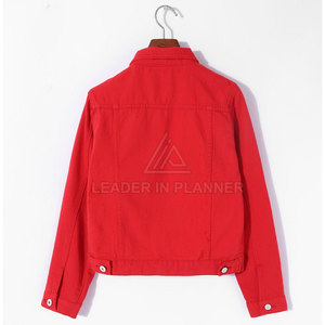 Veste en jean pour femme, design personnalisé, respirante, légère, manches longues, best-seller. - Product Image 2