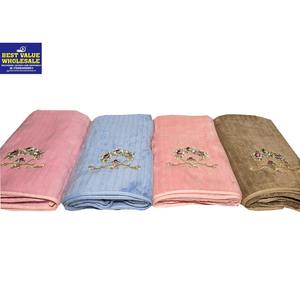 ผ้าขนหนูไมโครไฟเบอร์เนื้อนุ่ม ซึมซับน้ำได้ดี ขนาดใหญ่ 30x60 ซม. สีเขียว 300 GSM สำหรับโรงแรม สปา และห้องน้ำ - Product Image 3