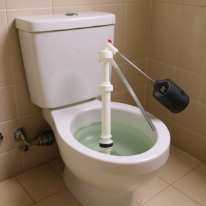 Valvola di riempimento Criscolor con galleggiante regolabile per WC a riempimento dal basso in plastica per bagno - Product Image 3