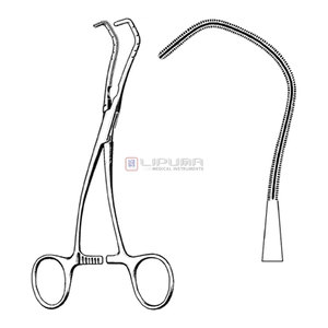 BECK <strong>Clamp</strong> 7.25'' 18.5cm <strong>Pediatric</strong> <strong>Neonatal</strong> Cardiovascular Medic Instrument Atraumatic Aorta Beck Infant Aorta <strong>Clamp</strong> Manual MOL - Product Image 1