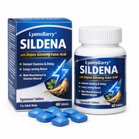 Complément Nutritionnel Herbal Sildenavitality Meca en Comprimés Naturels pour l'Érection Instantanée, le Retard, la Vigueur, l'Énergie et le Bien-être