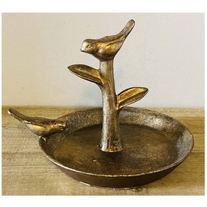 Nouvel Arrivage : Porte-Bijoux en Métal en Forme d'Oiseau, Plateau Décoratif en Aluminium pour Bagues, Boucles d'Oreilles et Colliers - Product Image 2