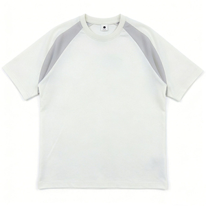 Camiseta de Manga Corta Blanca para Hombre, de Algodón Grueso, Corte Holgado, Color Sólido, Estilo Casual de Verano, con Opciones de Logotipo Personalizado - Product Image 2