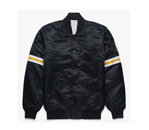 Último diseño OEM personalizado Universidad satén Letterman Varsity chaquetas logotipo personalizado Chenille parches Varsity chaqueta de béisbol - Product Image 5