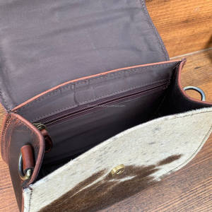 Nouveau Western fait à la main en cuir repoussé sac à main en cuir de vachette véritable Floral femmes haute qualité Designer Unique sacs à main - Product Image 5