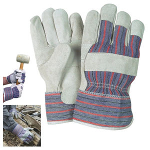 Nouveauté 2026 : Gants de sécurité robustes en cuir de vachette pleine fleur pour l'extérieur, avec manchette longue, anti-choc, anti-boulochage, compatibles écran tactile, pour le jardinage - Product Image 4
