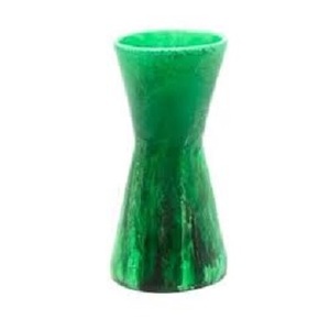 Resin <b>Amber</b> Eco-Friendly Irregular Shape Minimalist Handmade <b>Vase</b> Streak Pattern for Home Wedding Bedroom Decor MOON RISE CRAFT - Product Image 4