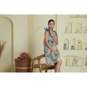 Robe décontractée Blossom Breeze avec lien à nouer - Product Image 5