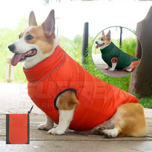 Chaqueta para Mascotas de Poliéster y Algodón Ecológica, Suave y Cálida, Estilo Moderno y a la Moda, Diseño Ligero y Cómodo para Perros en Invierno - Product Image 4
