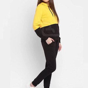 Survêtement pour femmes de qualité supérieure, design deux pièces, manches longues, créez votre propre survêtement pour femmes - Product Image 2