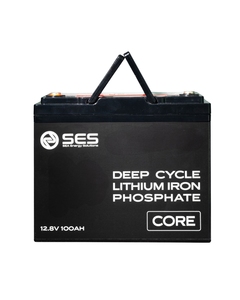 แบตเตอรี่ลิเธียมไอรอนฟอสเฟต SES 12.8V 100Ah แบบ Deep Cycle สำหรับยานยนต์ - Product Image 1