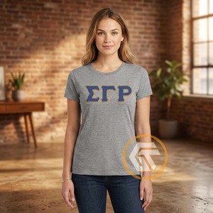 T-shirt personnalisé pour femmes de la sororité Sigma Gamma Rho, été, coton écologique respirant, col rond, manches courtes, haute qualité, séchage rapide - Product Image 2