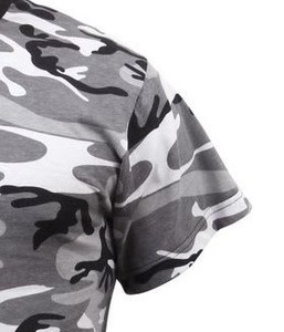 Camiseta de Hombre 100% Algodón, Cuello Alto, Transpirable, Ecológica, de Alta Calidad, Talla Personalizada, Precio al por Mayor, Talla Adulto - Product Image 3