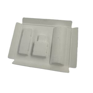 ถาดบรรจุภัณฑ์ภายในสำหรับเครื่องสำอางและน้ำหอมสุดหรู ผลิตจากเยื่อชานอ้อย รีไซเคิลได้ เป็นมิตรต่อสิ่งแวดล้อม รูปทรงขึ้นรูปสีขาว สามารถปรับแต่งได้ - Product Image 6