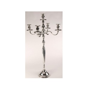 Luxury Decorative Metal Candelabra Wedding Centerpiece Dining Table Elegant Vintage Style Home Interior Accent Display - Product Image 6