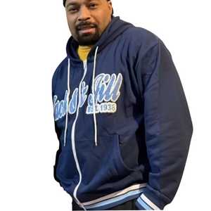 Jack and Jill Men’s Chenille Zip Hoodie Full Zip <b>Fleece</b> Sweatshirt Casual Streetwear Warm Hooded <b>Jacket</b> Outerwear - Product Image 1