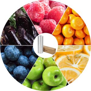 Bolsa de Plástico para Productos, Bolsas de Plástico Transparente en Rollo, Bolsas de Plástico Resistentes para Pan, Frutas y Verduras - Product Image 6