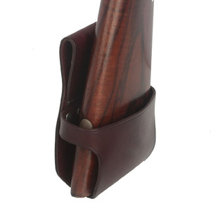 Funda de Cintura para Caza de Cuero Genuino Premium con 4 Ranuras para Cartuchos, Accesorio de Tiro OEM - Product Image 3